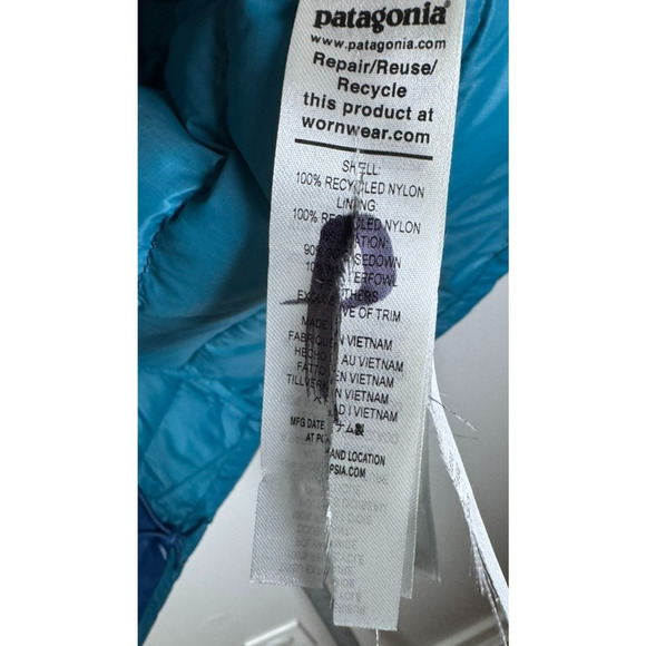 NWOT Patagonia Women's Down Sweater Vest XXS Puffer Vest - Picture 9 of 11